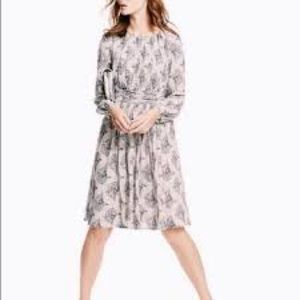 Cream & grey Boden Selina dress